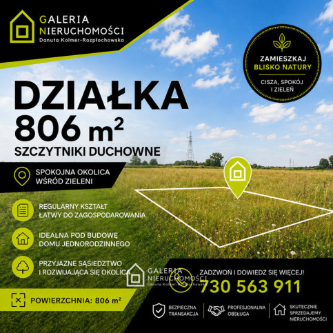 Działka Sprzedaż Szczytniki Duchowne 1