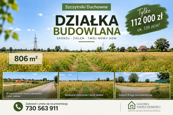 Działka Sprzedaż Szczytniki Duchowne 1